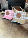 Roper Cap - Trucker Style Mini Plaid