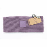 Solid Ribbed CC Head Wrap with Rubber Patch HW7007
