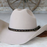 Genuine Horsehair 5 Strand Braided Hat Band with Single Tassel - Espada