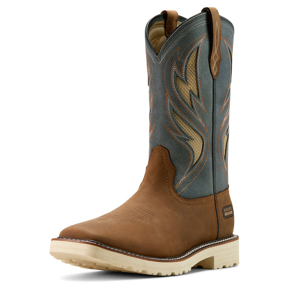 Ariat Men's Activator VentTEK Work Boot - ALAMO BROWN/STONE GREY