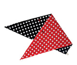 Women's Carlee Double Sided Scarf - Black Polka Dot/Red Polka Dot
SCF2558
