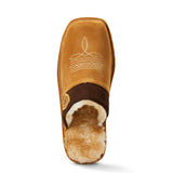 Ariat Men's Silversmith Square Toe Slipper - Chestnut with Chocolate