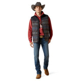 Ariat Crius Insulated Vest - SOUTHWESTERN/RUST