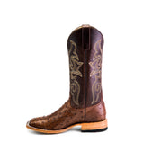 HP Kango Tobacco Full Quill Ostrich Boots