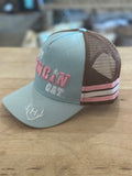 TDC Trucker Hat - Light Sage / Pink