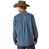 Ariat Men's Pro Series Jackson Classic Fit Shirt - POSEIDON PLAID 10071587