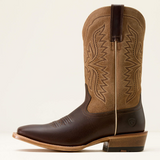Ariat Mens Preston Wide Square Toe Cowboy Boot - ROASTED COFFEE|RUSTIC ALMOND 10074237