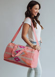 Orange, Bright Pink & Slate Aztec Duffel AOD5