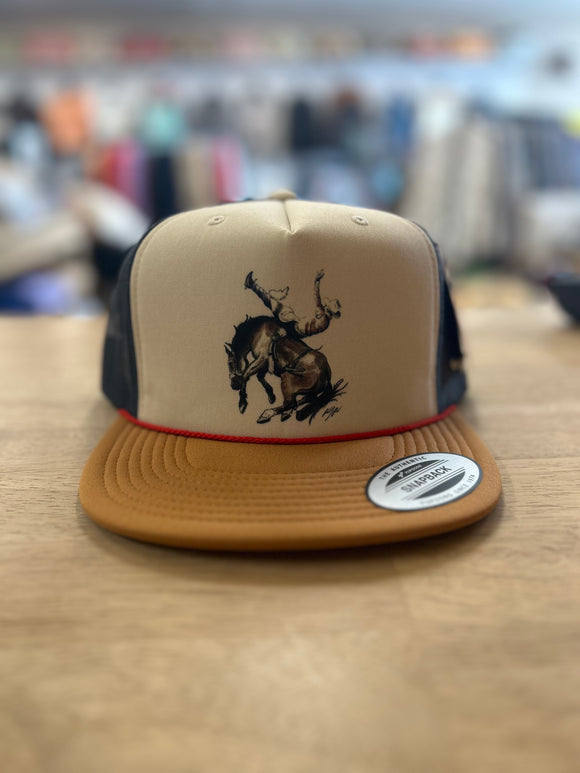 Kimes Ranch WINNING RIDE Trucker Cap - Natural