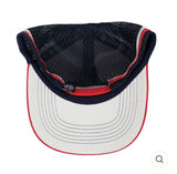 Roper Trucker Cap - RC2511 - Navy/Red