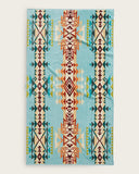 Pendleton Beach Towel - OVERSIZED JACQUARD TOWEL HIGHLAND PEAK AQUA