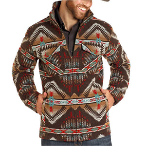 POWDER RIVER MEN'S AZTEC JACQUARD JACKET