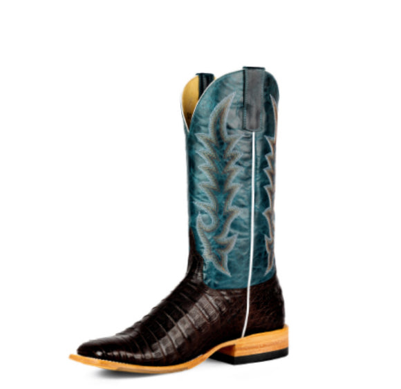 HP Chocolate Caiman Belly Western Boot