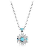 Southwestern Sun Turquoise Necklace -