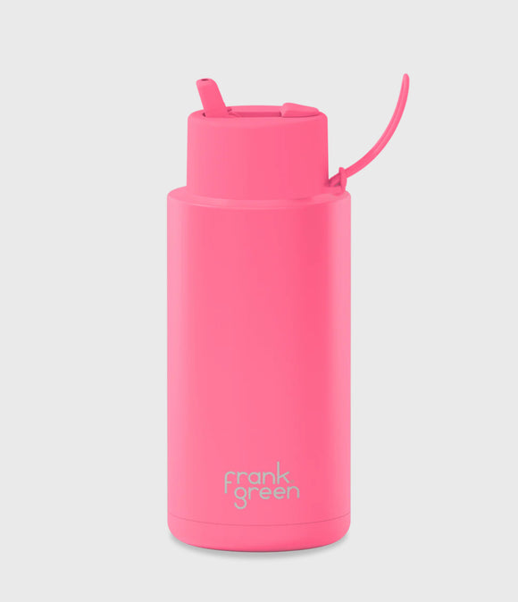Limited Edition Ceramic Reusable Bottle 34oz - Bubblegum