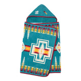 Pendleton Hooded Baby Towel - Harding Teal