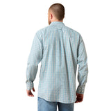Ariat Men's Wrinkle Free Antonio Classic Fit Shirt - ANGEL BLUE PLAID 10071028