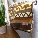 Andean Alpaca Wool Blanket - Mountain