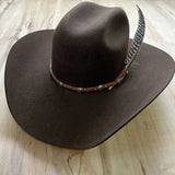 Turkey Feather Hat Accent - The Goliad