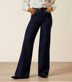 Ariat Ultra High Rise Veronica Wide Leg Jean - Rinse