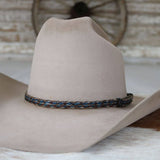 Genuine Horsehair 5 Strand Braided Hat Band - Bluegrass