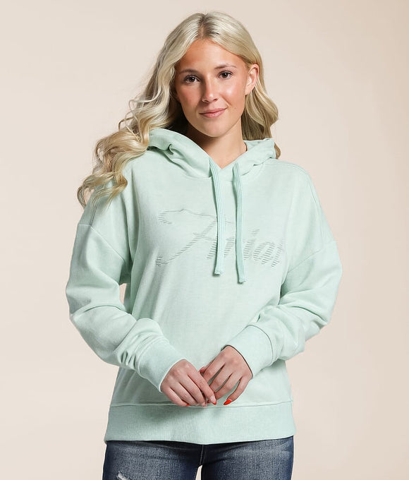 Ariat Just Hooded Sweatshirt - Beach Glass Heather