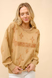 23244T - Distressed Vintage Washed Western Sweatshirt