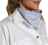 Carlee Double Sided Scarf - Powder Pink / Blue SCF2628