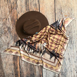 AVS834 HORSES PRINT SILK SARF 36X36