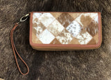 Cowhide Wallet - Double Zip-CWDZ001