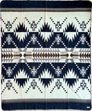 Andean Alpaca Wool Blanket - Moca