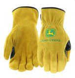JOHN DEERE SPLIT COWHIDE LEATHER DRIVER GLOVES