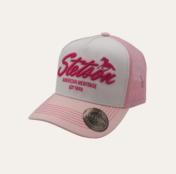 STETSON CLASSIC TRUCKER PINK