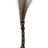 Genuine Horsehair 5 Strand Braided Hat Band with Single Tassel - Pepper