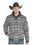 JACQUARD AZTEC HORSE BOMBER JACKET