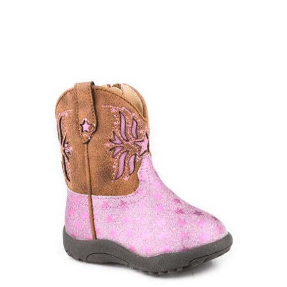 Cowbaby Starlet - Infants - Pink Glitter/Brown