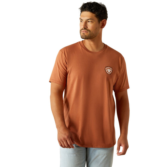Ariat Mens LOFT Simple Seal T-Shirt - Chutney