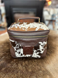 Cowhide Cosmetic Bath / Toiletries Bag