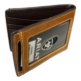 Ariat Bifold Money Clip Wallet Southwest Diamond Lace - Brown - A3559302