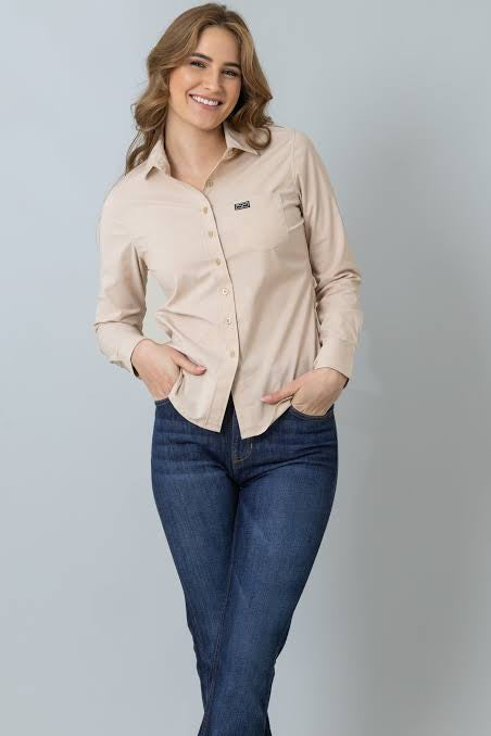 Kimes LADIES LINVILLE TOP - Natural