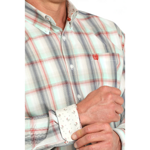 CINCH - MENS MULTI COLOUR PLAID SHIRT