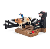 PBR BUCKING BULL AND RIDER