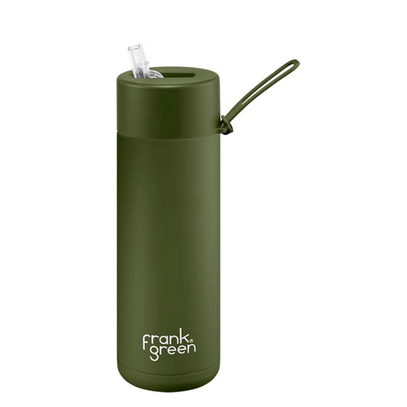 Frank Green Limited Edition Ceramic Reusable Bottle - 20oz / 595ml - Khaki