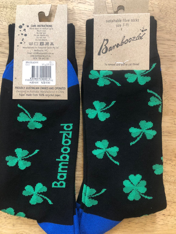 Mens Clover Bamboo Socks