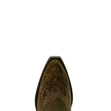 Ariat WOMEN'S CASANOVA X TOE WESTERN BOOT - SOFT OLIVE SUEDE 10074323