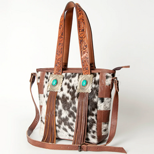 Tote Hair On Genuine Western Leather Women Bag -