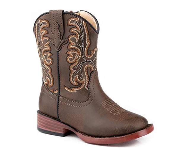 Roper Patrick Dark Brown Boys Boots