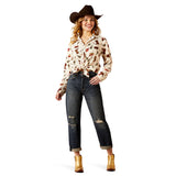 Ariat Homestyle Shirt - WESTERN COWGIRL PRINT