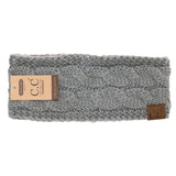 Solid Cable Knit CC Women's Fashion Headband