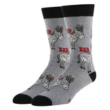 Bad Ass | Men's Funny Cotton Crew Socks